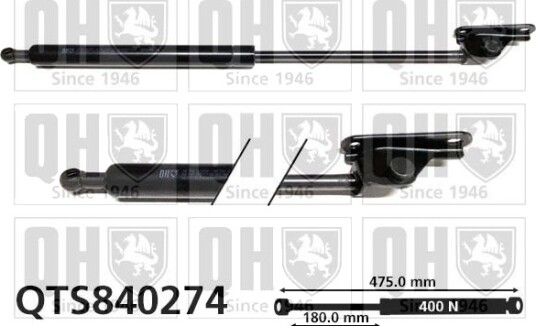 QUINTON HAZELL QTS840274 Baklukedemper
