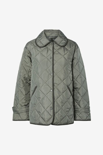 pieces   Jakke pcEmily Short Quilted Jacket   Grå