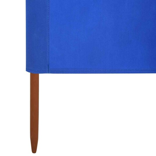 vidaXL Vindskjerm 9 paneler stoff 1200x80 cm asurblå