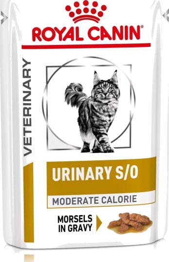 Royal Canin Veterinary Feline Urinary S/O Moderate Calorie I Saus 12 X 85 G