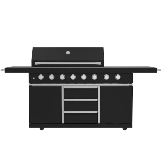 Gassgrill Metalcraft New Orleans Blackline med Varmeluftfunksjon