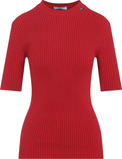 Prada Dame Strikkevarer Rød S,