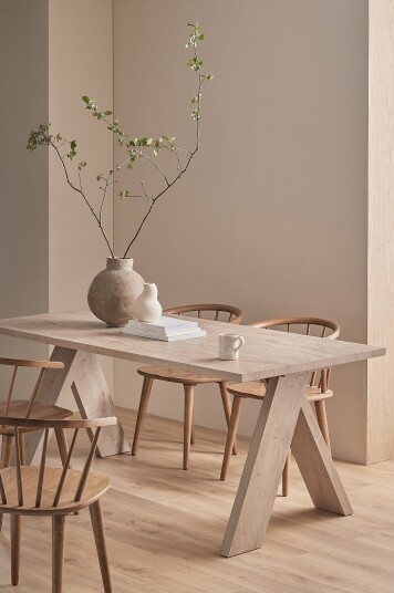 Ellos Home   Spisebord Majalisa 90x180 cm   Hvit