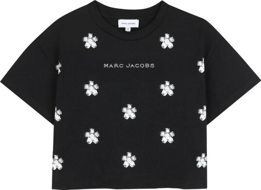 Little Marc Jacobs T skjorte Beskåret Svart m. Trykk Marc Jacobs 8 år 128 T skjorte