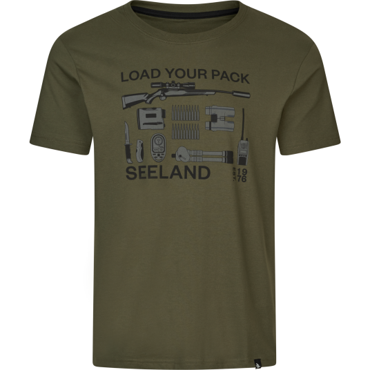 Seeland Pakking T skjorte Herre Grape leaf L