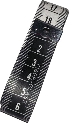 Målebånd Hvit/Svart 1,5m 150 cm