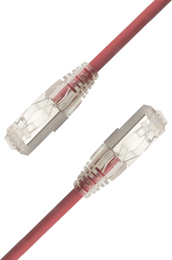 LinkIT SlimPatch F/UTP Cat6A Red