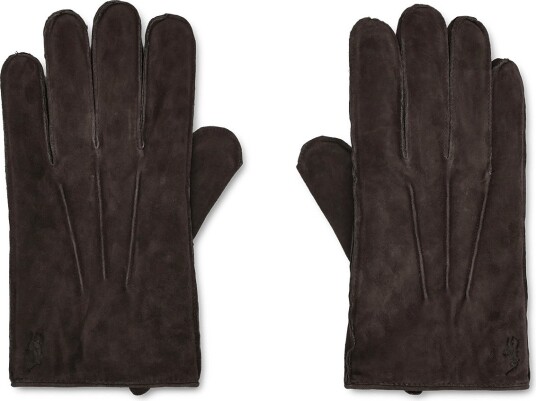 Polo Ralph Lauren Leather Everyday Suede Glove DARK BROWN XXL