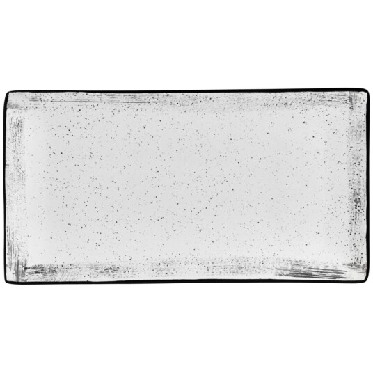 Vega Serveringsfat Fungio rektangulært 27x14 cm  Hvit/Svart Rektangulær 3 Stykk / Forpakning