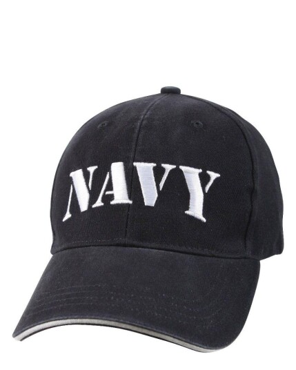 Rothco Vintage US Baseball Cap med broderi Svart