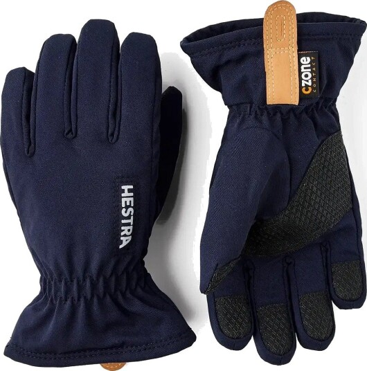 Hestra Czone Pluto Jr   5 Finger   NAVY/BLACK   6 7Y