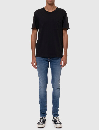 Nudie Jeans Tight Terry - Blue - 30 x 32
