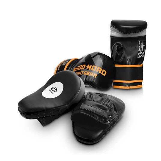 Boxercise-pakke Speed Alpha, sort/oransje, Budo-Nord / Abilica Boxercise-pakke Speed Alpha, sort/oransje, Budo-Nord / Abilica