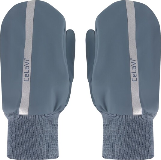 CeLaVi Pu Padded Mittens Blue 6 8Y