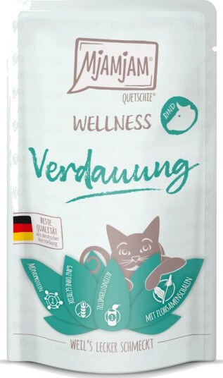 Mjamjam Våtfôr Wellness Fordøyelse Biff 12 X 125 G