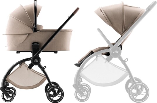 Britax Römer Rio Style Teak Komplett Barnevogn