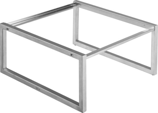VEGA Bordstativ Torresso GN 1/2 høy; GN 1/2, 32.9x36x16 cm (LxBxH); Sølvfarge; Rektangulær