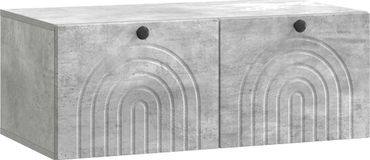  Vegghengt TV skap Betonggrå 78,5 x 41 x 30 cm Konstruert tre