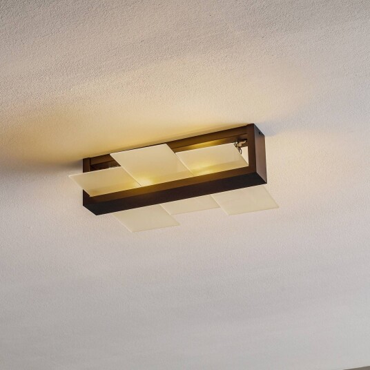 SOLLUX LIGHTING Taklampe Shifter 2 flass og wengetre