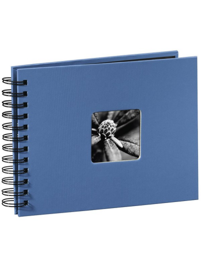 Hama "Fine Art" Spiral Album 24 x 17 cm 50 Black Pages azure Hama "Fine Art" Spiral Album 24 x 17 cm 50 Black Pages azure
