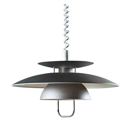 Lindby Hengelampe Nadija med E27-LED, grå Lindby Hengelampe Nadija med E27-LED, grå