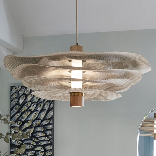 MARKET SET Rivage L hengelampe 4 lags Ø 78 cm   Stue 32.5 Beige