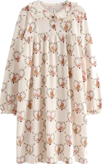 Lindex Nightdress DUSTY WHITE 110/116