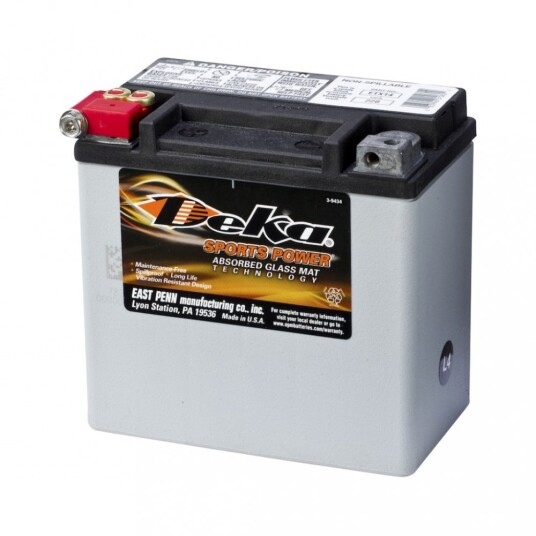 DEKA MC Batteri 12V 12AH 220CCA (150x88x145mm) +venstre ETX14 DEKA MC Batteri 12V 12AH 220CCA (150x88x145mm) +venstre ETX14