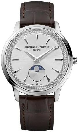 Frederique Constant Dameklokke FC 206S3S6 Classics Sølvfarget/Lær Frederique Constant Dameklokke FC 206S3S6 Classics Sølvfarget/Lær
