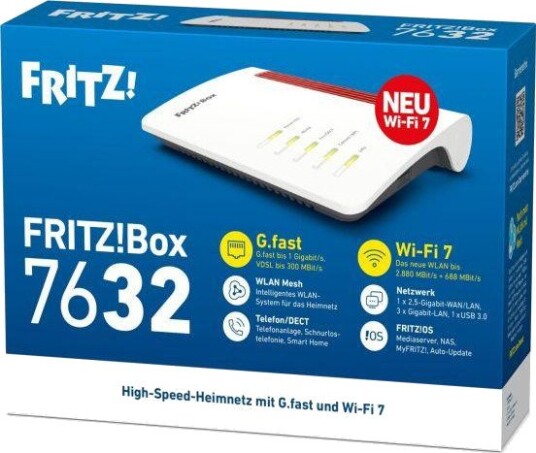AVM FRITZ!Box 7632 G.fast WiFi 7 Ruter