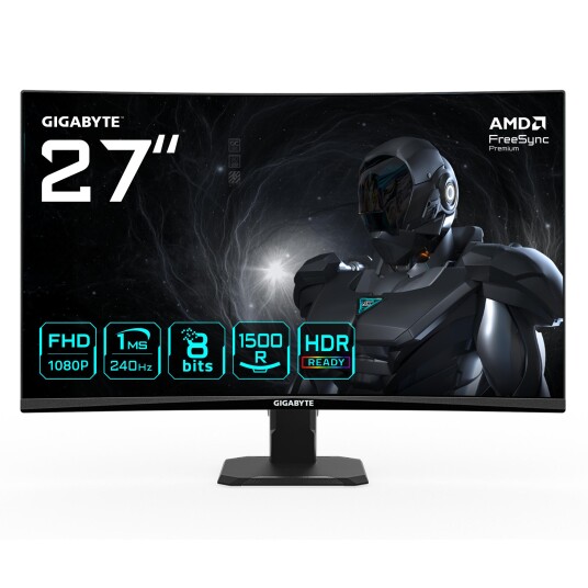 Gigabyte GS27FC2 27" FHD Curved Gaming Monitor 240Hz HDR VA Gigabyte GS27FC2 27" FHD Curved Gaming Monitor 240Hz HDR VA