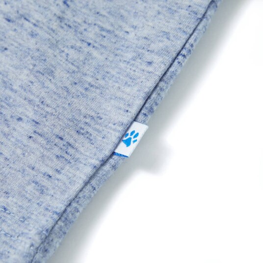 vidaXL Singlet for barn mørkeblå melert 128