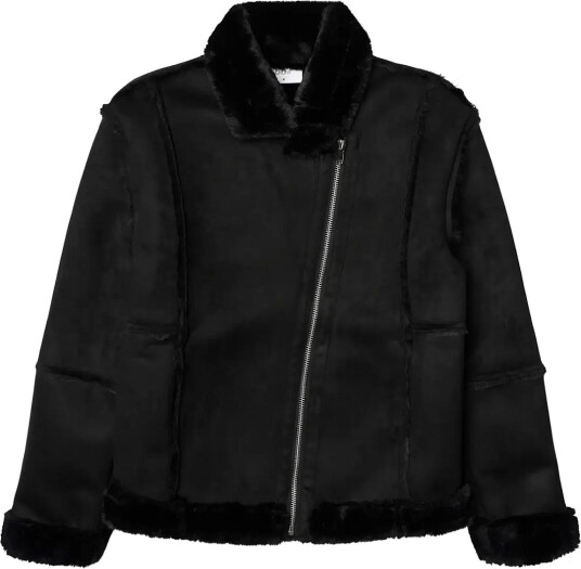 Grunt Groda Faux Suede Jacket Black 146/152