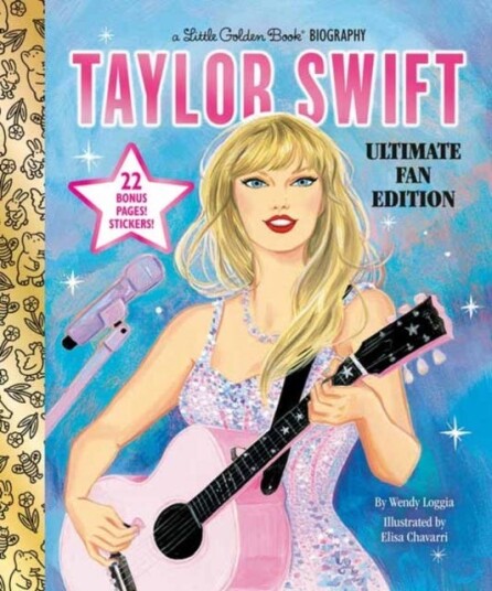 Taylor Swift Ultimate Fan Edition Little Golden Book Biography  22 Bonus Pages! Stickers!