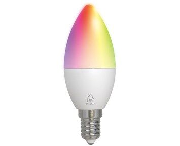 Deltaco Smart E14 RGB WiFi 4 9w C37 Dimbar Deltaco Smart E14 RGB WiFi 4 9w C37 Dimbar