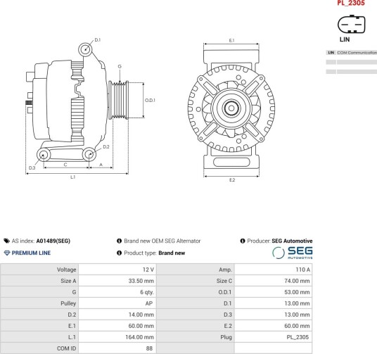 AS-PL A01489(SEG) Dynamo