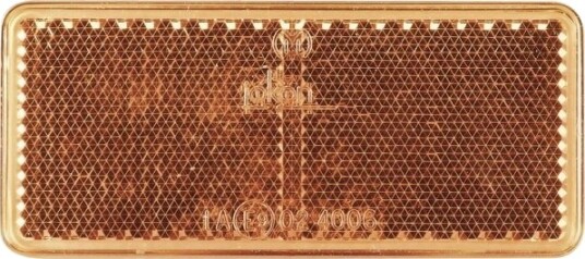 Secorüt Reflektor Firkantet 90 X 40 Mm Oransje