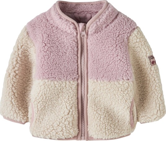 Name It Nbfmacey Teddy Jacket Block Pink 74