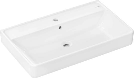 Hansgrohe Xanuia Q Vegghengt Servant 80x48 cm m/1 bl.hull m/ol Hvit m/SC Hansgrohe Xanuia Q Vegghengt Servant 80x48 cm m/1 bl.hull m/ol Hvit m/SC