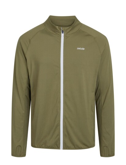 ZEBDIA Mens Sports Jacket - Khaki green - S ZEBDIA Mens Sports Jacket - Khaki green - S