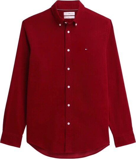 Tommy Hilfiger Solid Corduroy Rf Shirt AUTUMN RED L Tommy Hilfiger Solid Corduroy Rf Shirt AUTUMN RED L