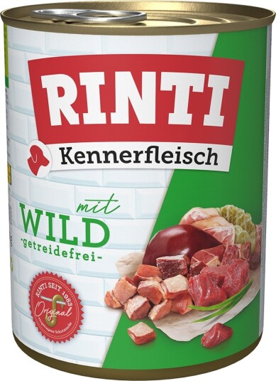 Rinti Våtfôr Kennerfleisch Vilt 24 X 800 G Rinti Våtfôr Kennerfleisch Vilt 24 X 800 G