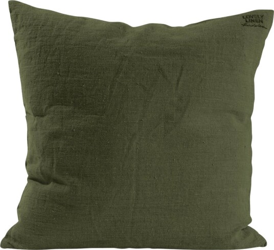 Lovely Linen - Lovely putetrekk lin 50x50 cm Jeep Green