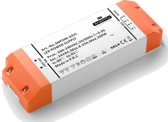 Snappy Kvalitets LED Driver 230V Til 24V 320W Snappy Kvalitets LED Driver 230V Til 24V 320W