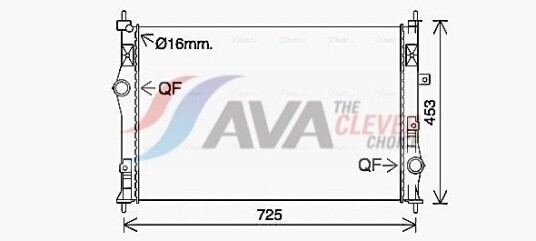 Radiator AVA Clever Choice PE2412 Radiator AVA Clever Choice PE2412