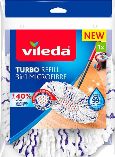 Vileda TURBO 3in1 Mikrofiber Moppehode Refill