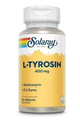 Solaray L Tyrosin 400mg 50 kapsler Solaray L Tyrosin 400mg 50 kapsler