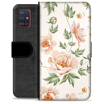 Samsung Galaxy A51 Premium Lommebok-deksel Floral