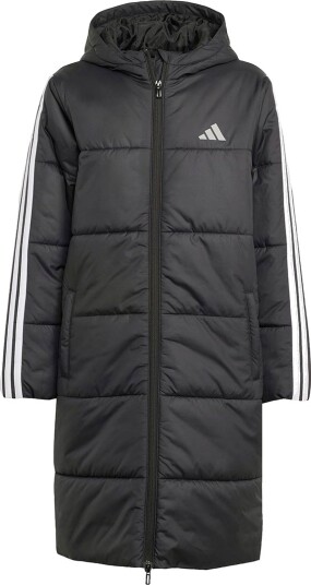 Adidas Performance Polstret Jakke J Lang kåpe Svart/Hvit Adidas Performance 16 år (176) Dunjakke