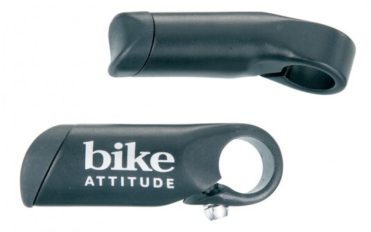 Bike Attitude Barends Dråpeformet 80 mm Sort